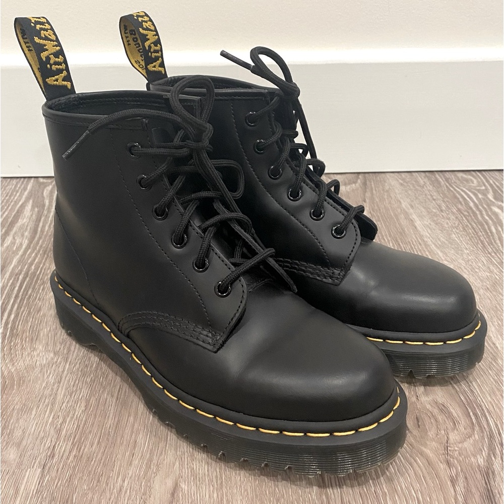 Dr Martens 101 Bex Black Smooth Leather Boots